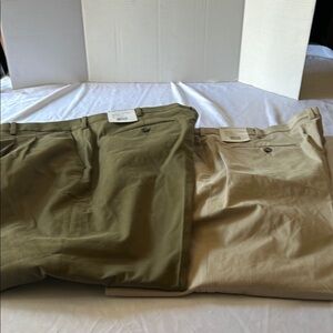 Men's Olive and Khaki Chinos